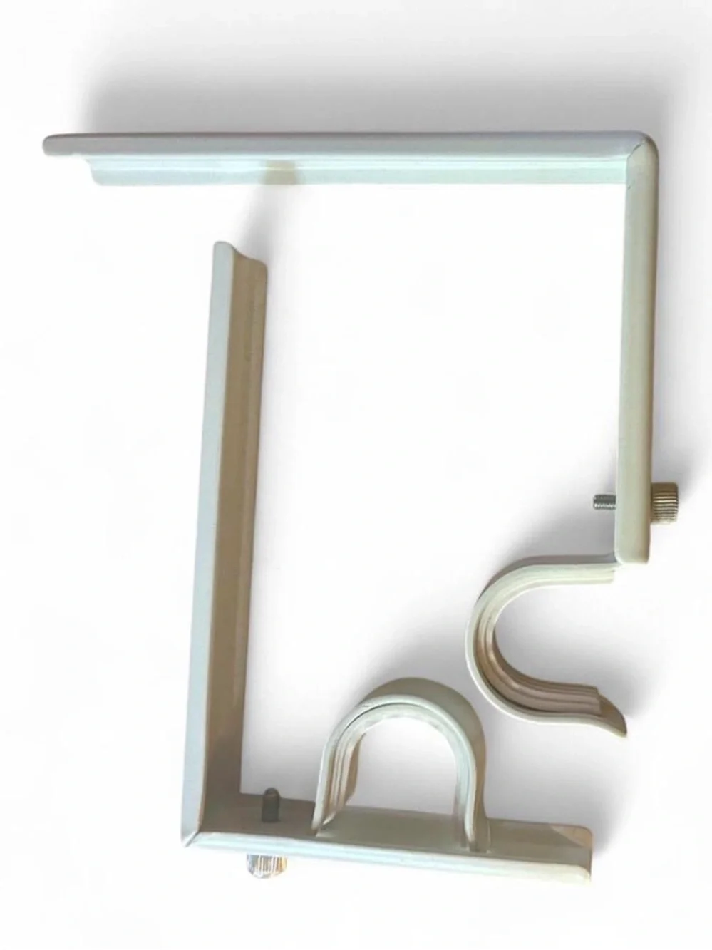 Home Wall Decor Bracket Set in White-Cream by